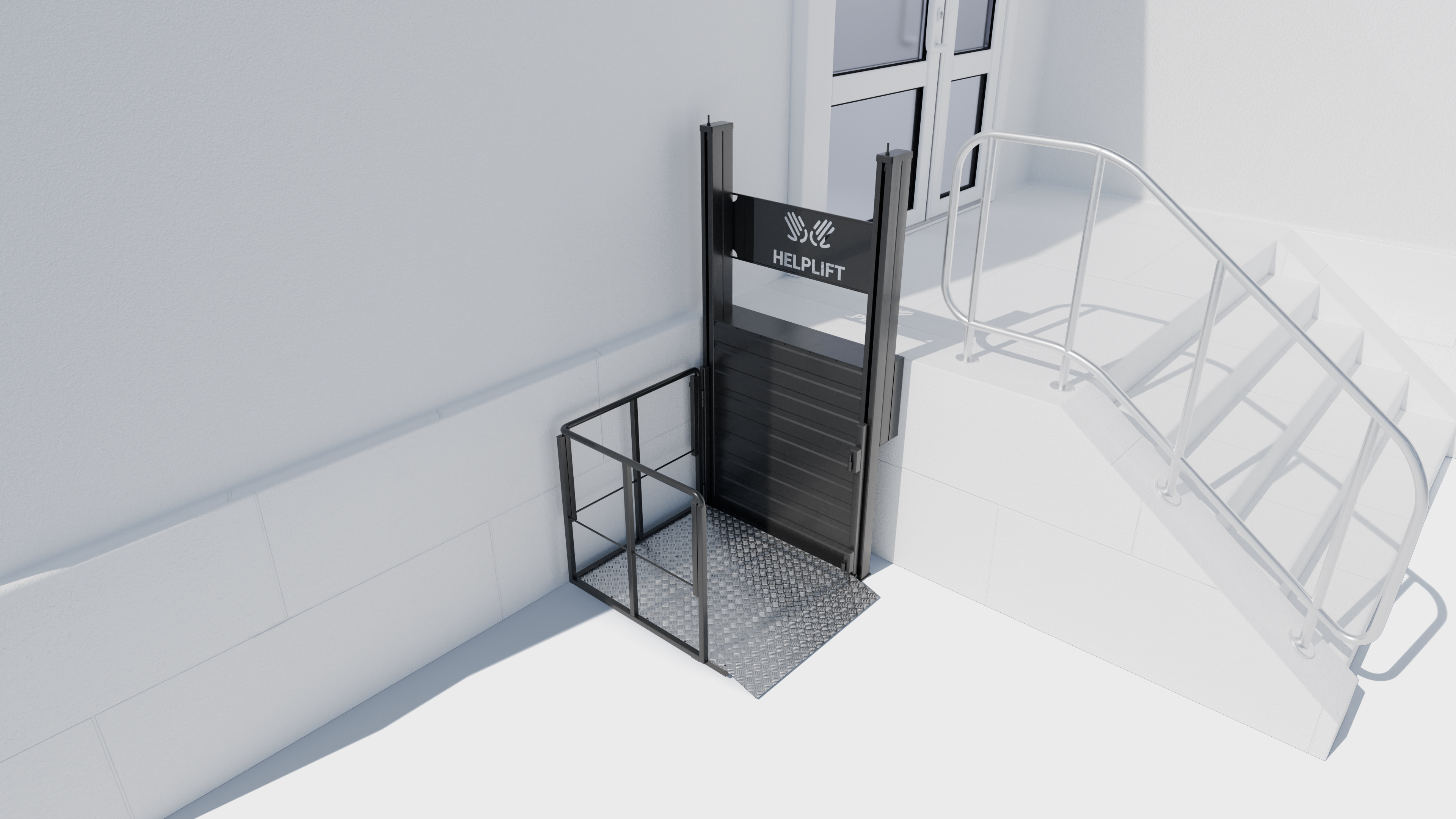 Поворотні підйомники під платформу